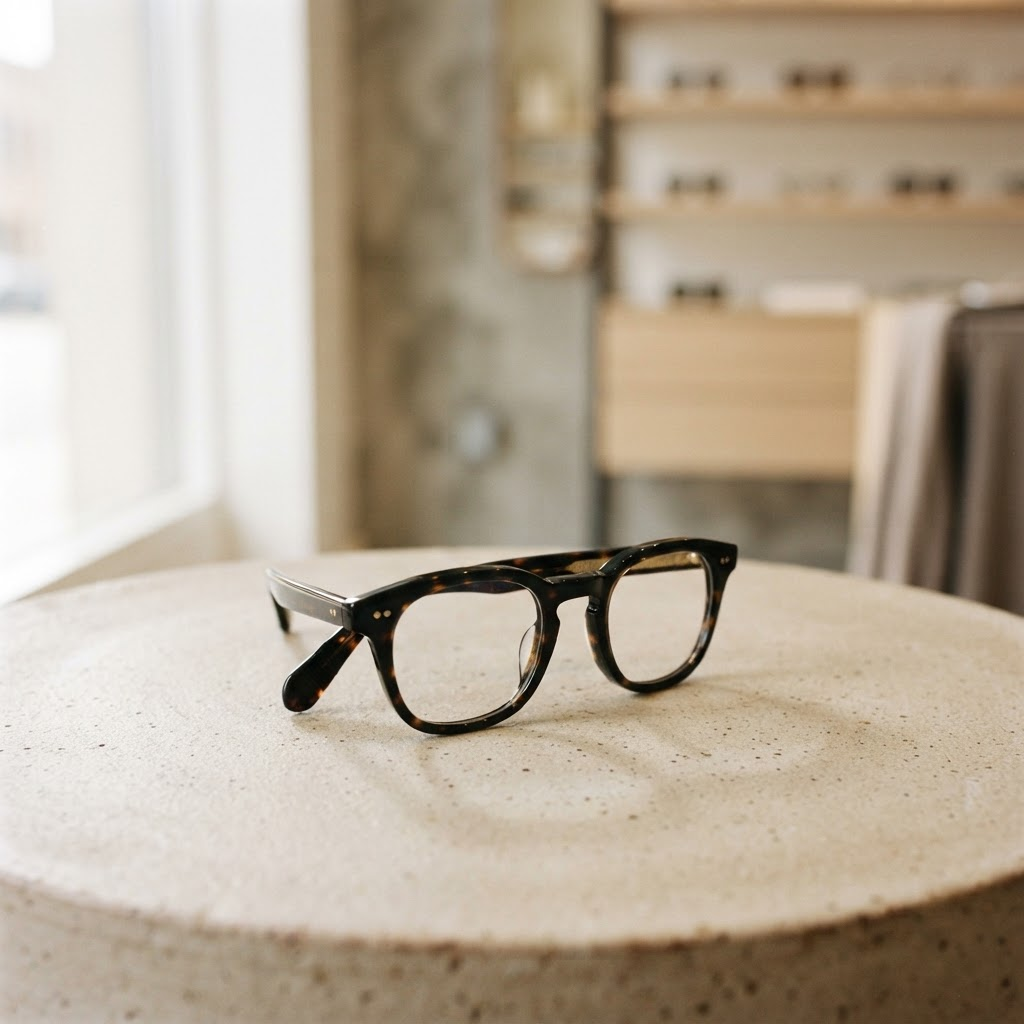 Hochwertige Acetat-Brille von Augenoptik Bettzüge