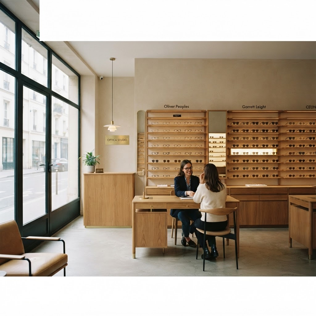 Innenansicht des Ladengeschäfts von Augenoptik Bettzüge in Erfurt